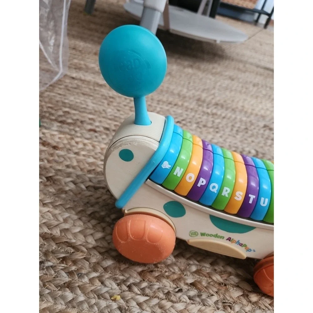 LeapFrog‎ Wooden Alphapup | Wooden Learning & Developmental Toy with Interactive